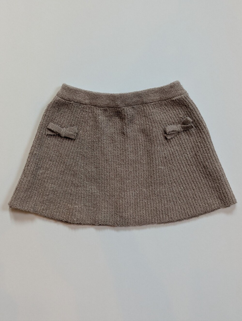 Zara Taupe Knit Skirt 2-3yr
